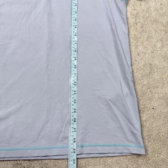 Porsche Design Light Blue Polo Shirt Size M Logo Athletic Fit Divers Selection - Picture 7 of 8